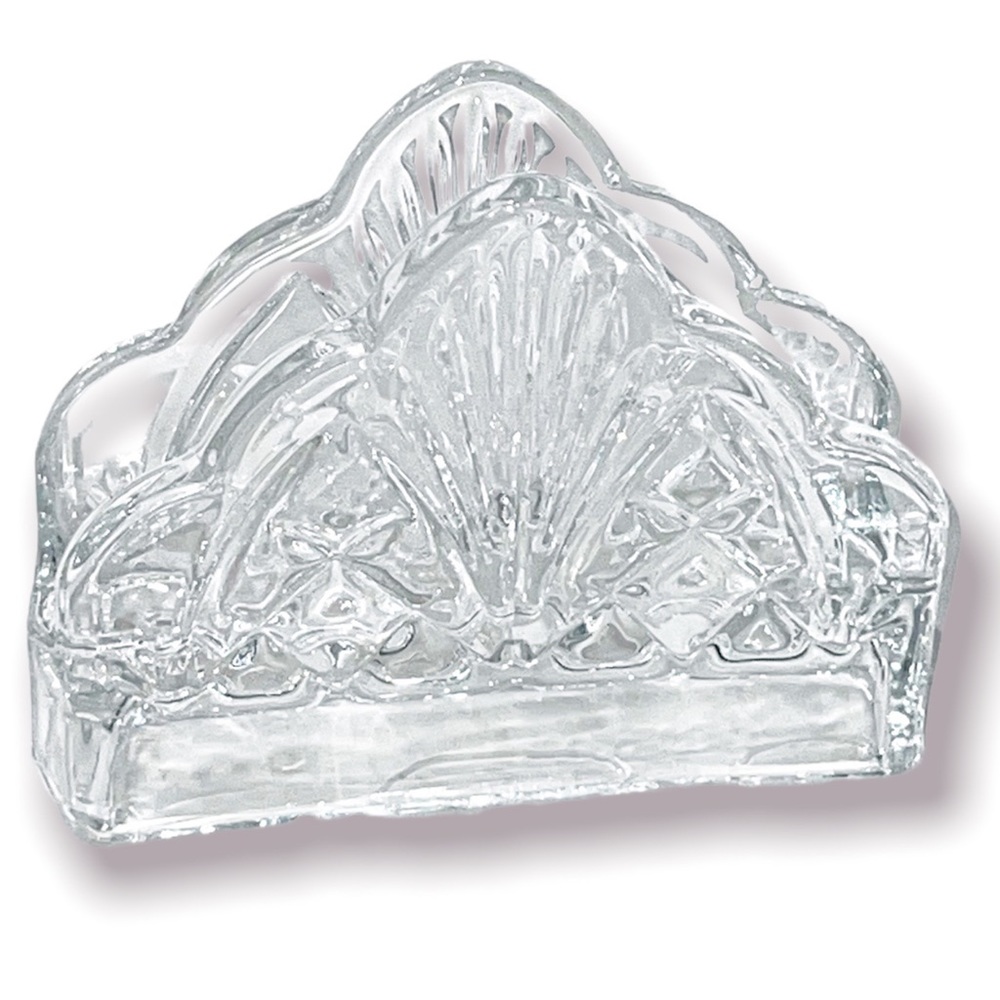 Small  crystal napkin holder